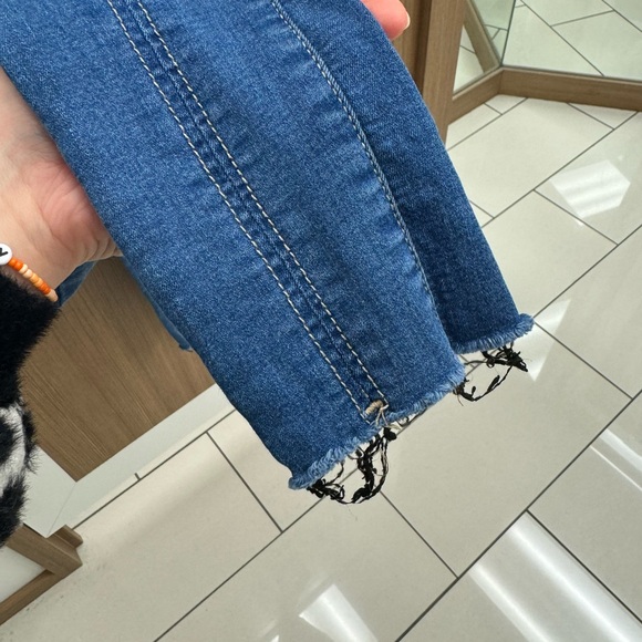 Free People Blue Stretchy Women's Jeggings - Picture 4 of 7